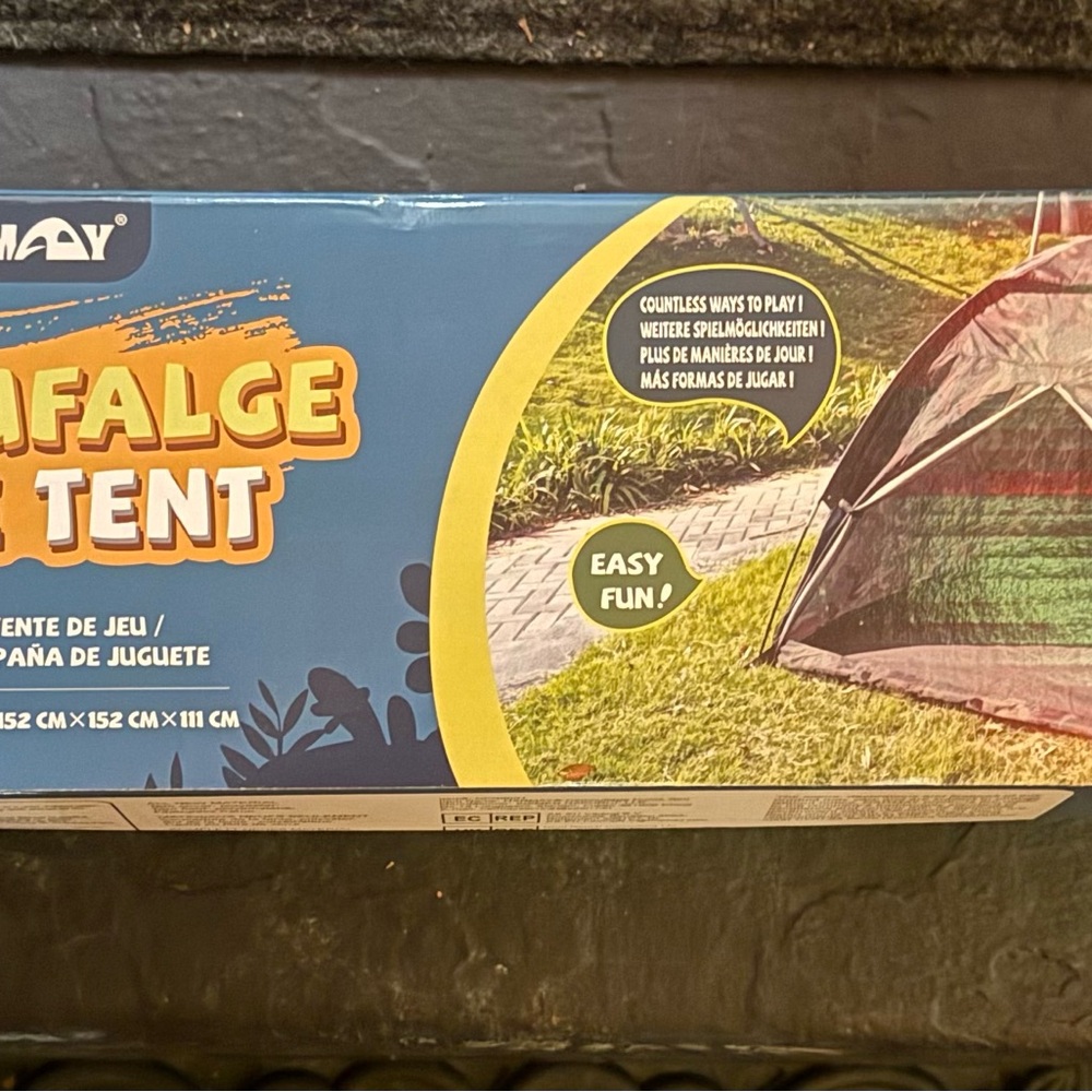 Play Tent with Camouflage Design